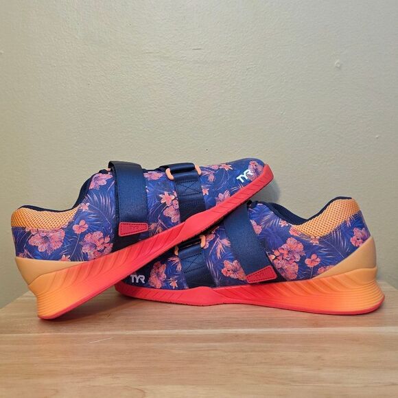 TYR L-1 Lifter Weightlifting Shoes Purple Floral Men's Size 11 Women's 12.5 - Picture 4 of 7